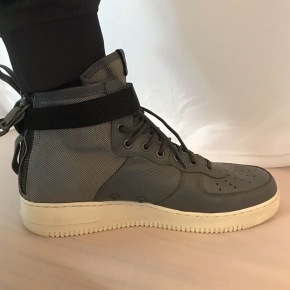 Replacement Straps For Air Force 1 Mid Shoes - Color Black - Set of 2- New - Picture 6 of 7